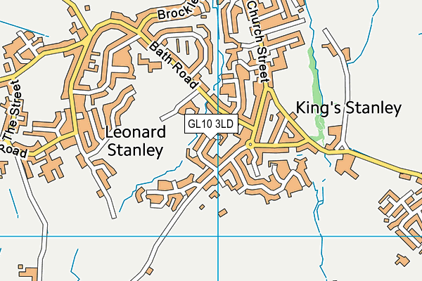 GL10 3LD map - OS VectorMap District (Ordnance Survey)