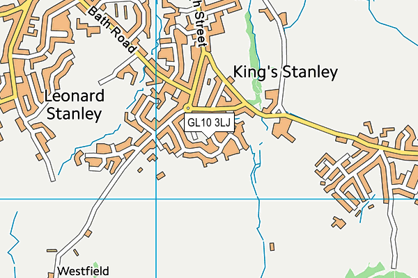 GL10 3LJ map - OS VectorMap District (Ordnance Survey)
