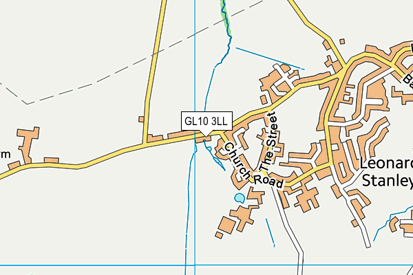 GL10 3LL map - OS VectorMap District (Ordnance Survey)