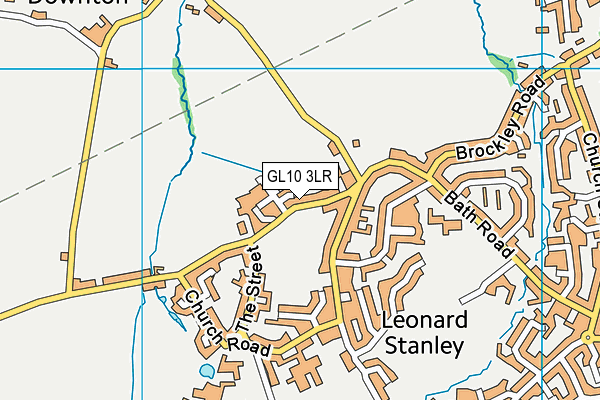 GL10 3LR map - OS VectorMap District (Ordnance Survey)