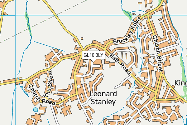 GL10 3LY map - OS VectorMap District (Ordnance Survey)
