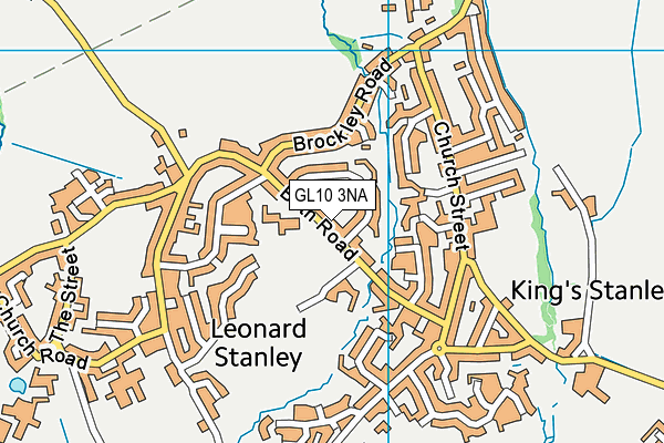 GL10 3NA map - OS VectorMap District (Ordnance Survey)