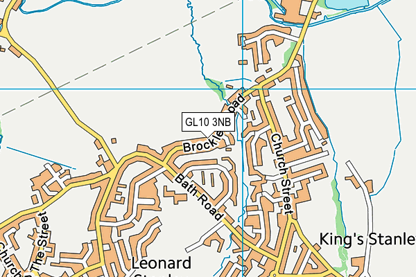 GL10 3NB map - OS VectorMap District (Ordnance Survey)