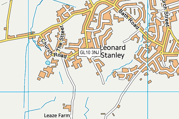 GL10 3NJ map - OS VectorMap District (Ordnance Survey)