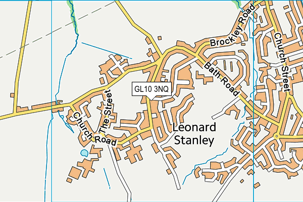 GL10 3NQ map - OS VectorMap District (Ordnance Survey)