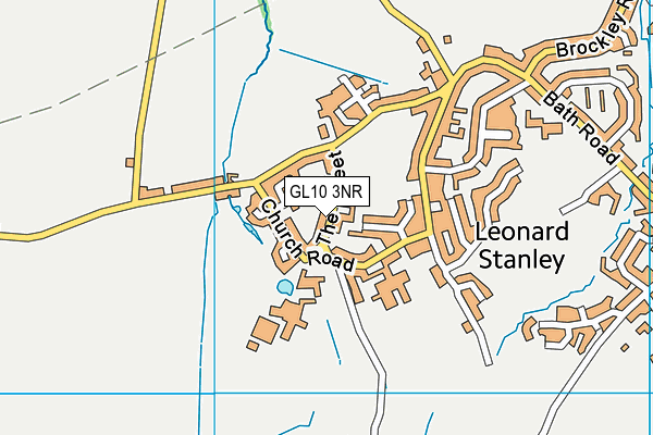 GL10 3NR map - OS VectorMap District (Ordnance Survey)