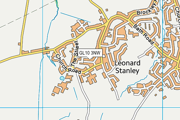 GL10 3NW map - OS VectorMap District (Ordnance Survey)