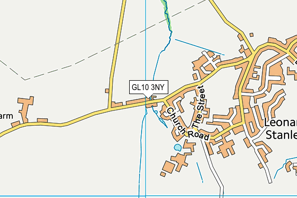 GL10 3NY map - OS VectorMap District (Ordnance Survey)