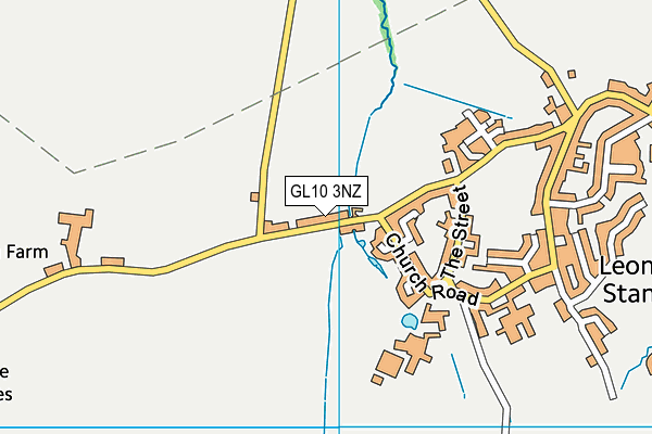 GL10 3NZ map - OS VectorMap District (Ordnance Survey)