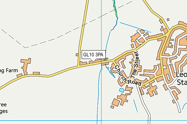 GL10 3PA map - OS VectorMap District (Ordnance Survey)