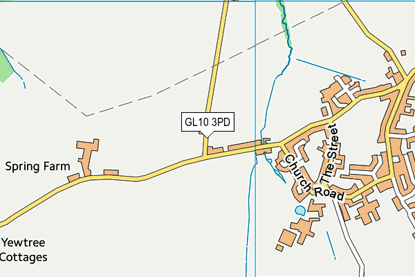 GL10 3PD map - OS VectorMap District (Ordnance Survey)