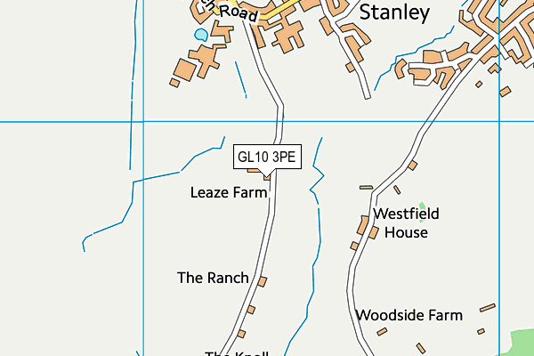 GL10 3PE map - OS VectorMap District (Ordnance Survey)