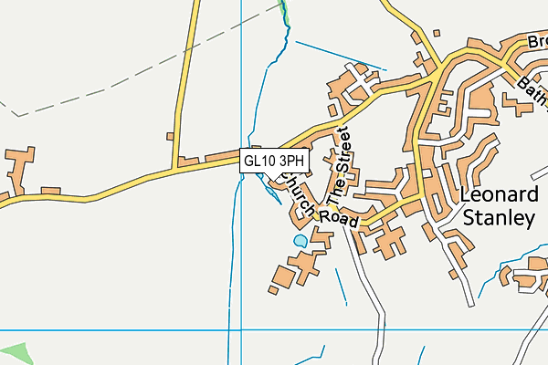 GL10 3PH map - OS VectorMap District (Ordnance Survey)