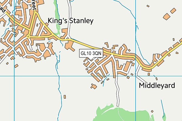 GL10 3QN map - OS VectorMap District (Ordnance Survey)