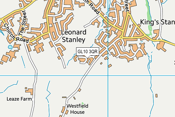 GL10 3QR map - OS VectorMap District (Ordnance Survey)