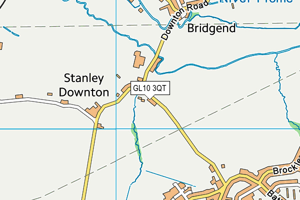 GL10 3QT map - OS VectorMap District (Ordnance Survey)