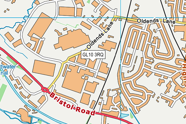 Map of COTSWOLD VALE REFRIGERATION LIMITED at district scale