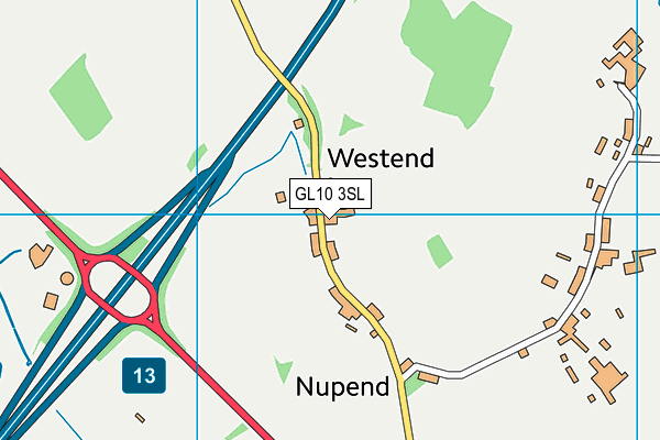 GL10 3SL map - OS VectorMap District (Ordnance Survey)