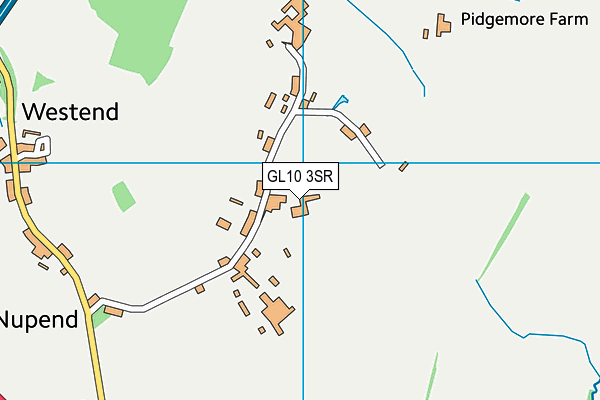 GL10 3SR map - OS VectorMap District (Ordnance Survey)