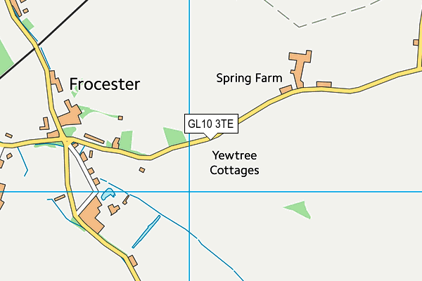 GL10 3TE map - OS VectorMap District (Ordnance Survey)