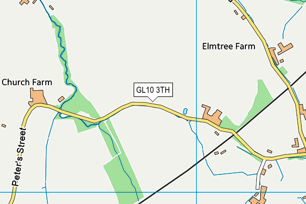 GL10 3TH map - OS VectorMap District (Ordnance Survey)