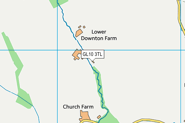 GL10 3TL map - OS VectorMap District (Ordnance Survey)