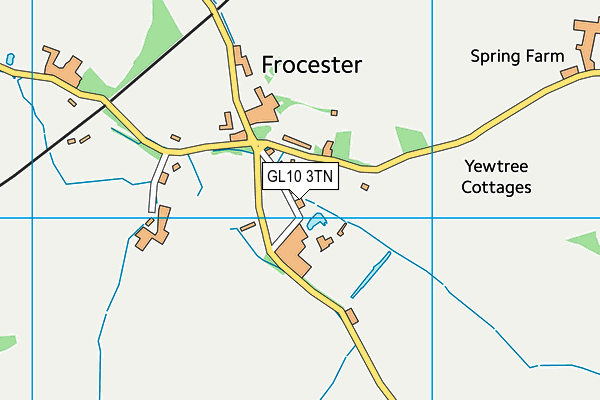GL10 3TN map - OS VectorMap District (Ordnance Survey)