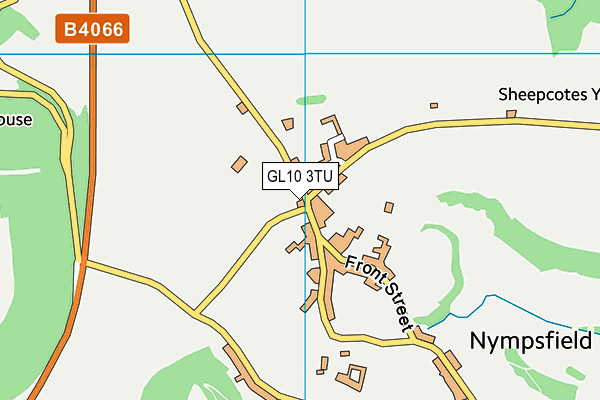 GL10 3TU map - OS VectorMap District (Ordnance Survey)