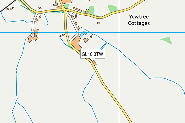 GL10 3TW map - OS VectorMap District (Ordnance Survey)