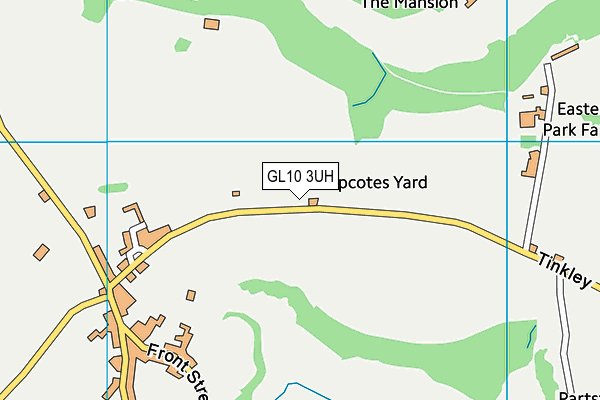 GL10 3UH map - OS VectorMap District (Ordnance Survey)