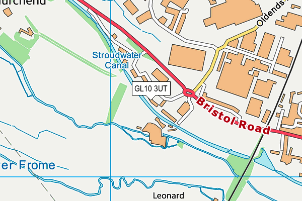 Map of STROUD ALARMS LIMITED at district scale