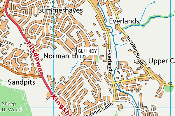 Map of ROWAN GROVE 1967 LIMITED at district scale