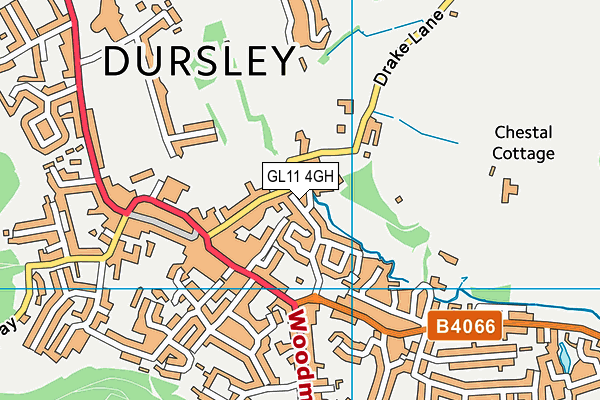 GL11 4GH map - OS VectorMap District (Ordnance Survey)