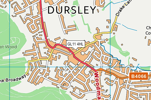 Map of B.WALKER & CO.(DURSLEY)LIMITED at district scale