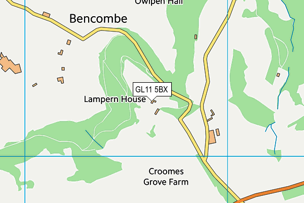 GL11 5BX map - OS VectorMap District (Ordnance Survey)