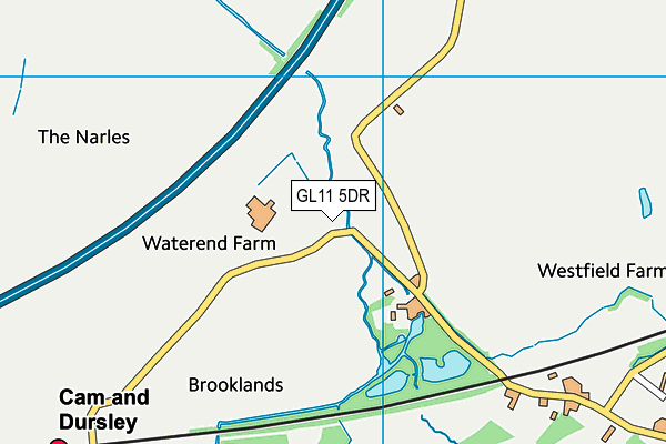 GL11 5DR map - OS VectorMap District (Ordnance Survey)