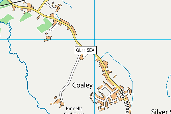 GL11 5EA map - OS VectorMap District (Ordnance Survey)