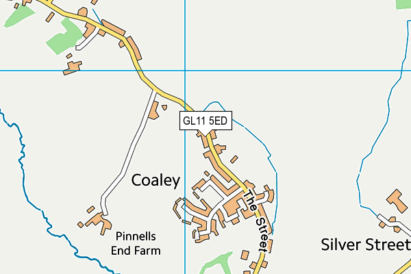 GL11 5ED map - OS VectorMap District (Ordnance Survey)