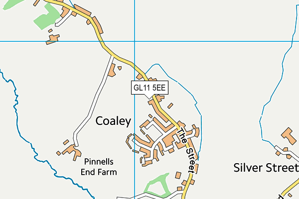 GL11 5EE map - OS VectorMap District (Ordnance Survey)