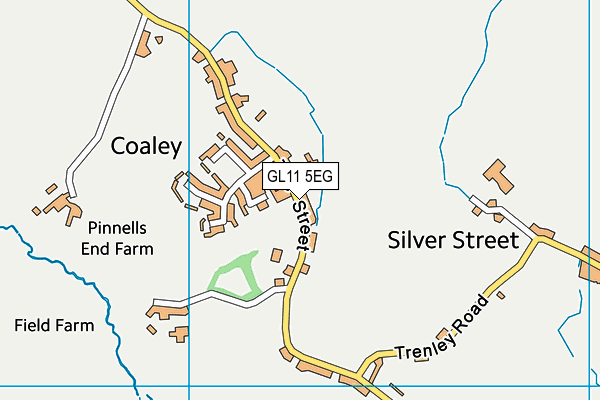 Coaley Recreation Ground map (GL11 5EG) - OS VectorMap District (Ordnance Survey)