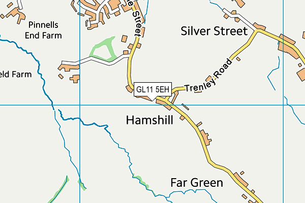 GL11 5EH map - OS VectorMap District (Ordnance Survey)