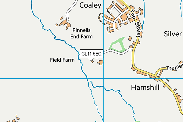 GL11 5EQ map - OS VectorMap District (Ordnance Survey)