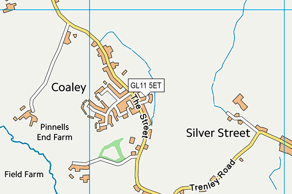 GL11 5ET map - OS VectorMap District (Ordnance Survey)