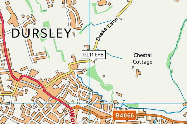 GL11 5HB map - OS VectorMap District (Ordnance Survey)