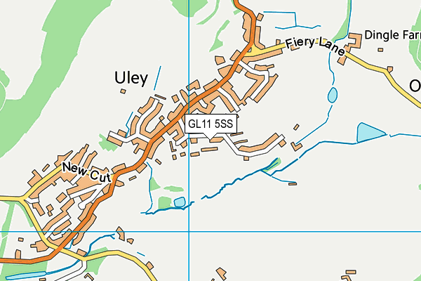 GL11 5SS map - OS VectorMap District (Ordnance Survey)