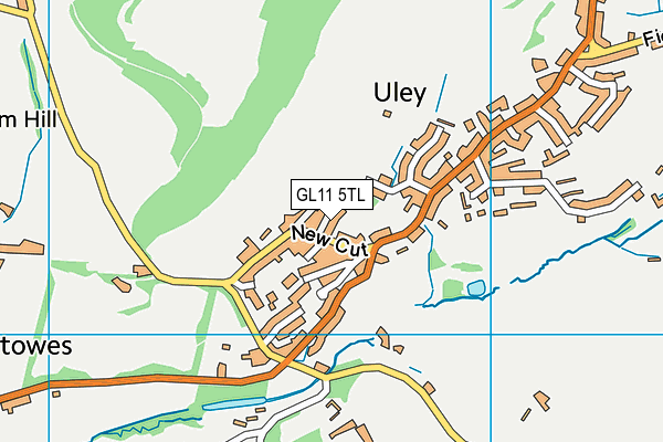 GL11 5TL map - OS VectorMap District (Ordnance Survey)