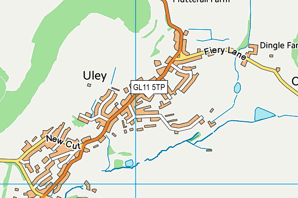 GL11 5TP map - OS VectorMap District (Ordnance Survey)