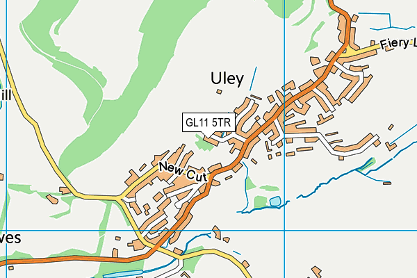 GL11 5TR map - OS VectorMap District (Ordnance Survey)