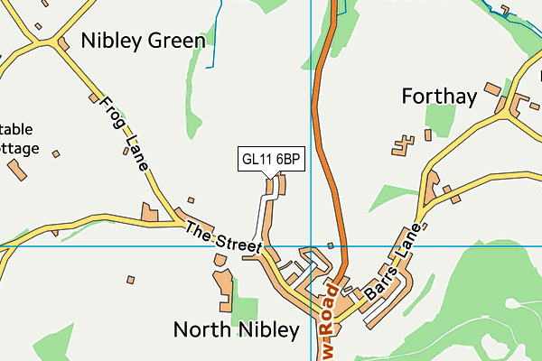 GL11 6BP map - OS VectorMap District (Ordnance Survey)