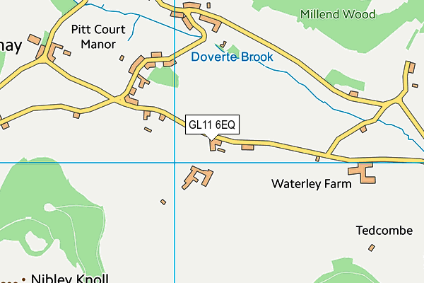 GL11 6EQ map - OS VectorMap District (Ordnance Survey)